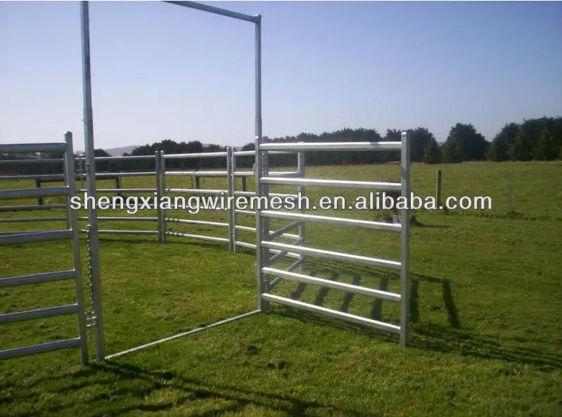 China manufacturer heavy duty metal sheep/horse fence panel cheap cattle yard panel for farm