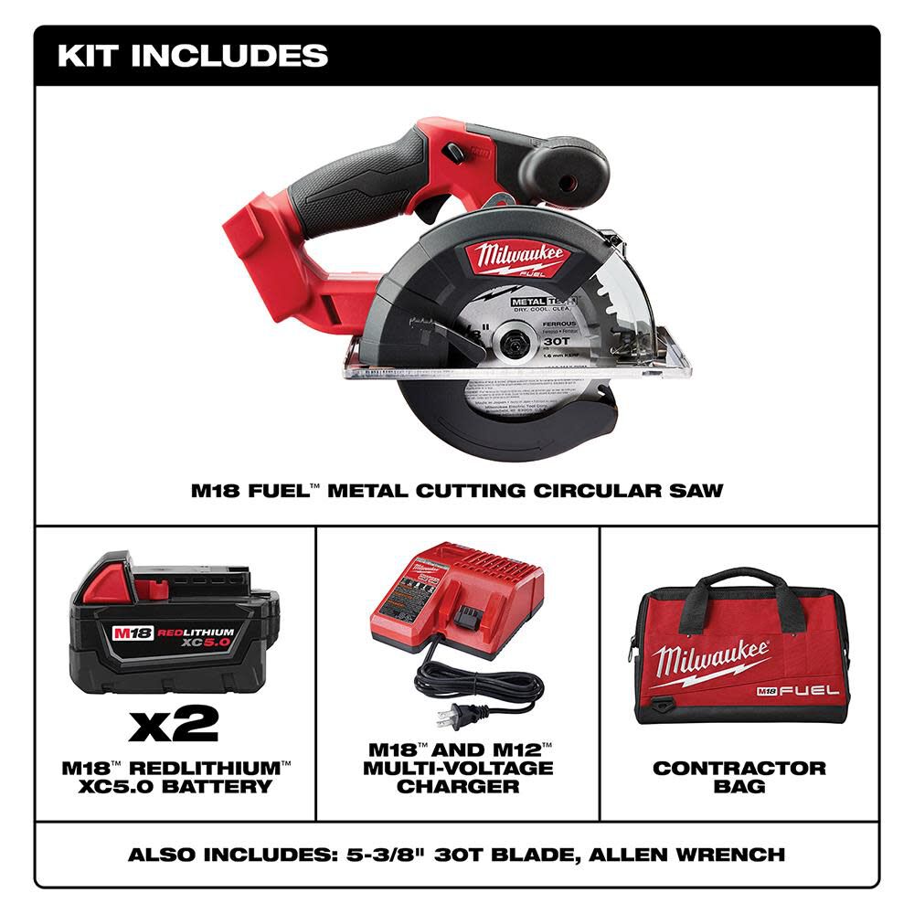 MW M18 FUEL Metal Circular Saw Kit 2782-22 from MW