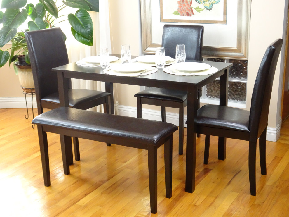 Fallabella Wooden Chairs  Set of 4   Transitional   Dining Chairs   by RattanUSA  Houzz