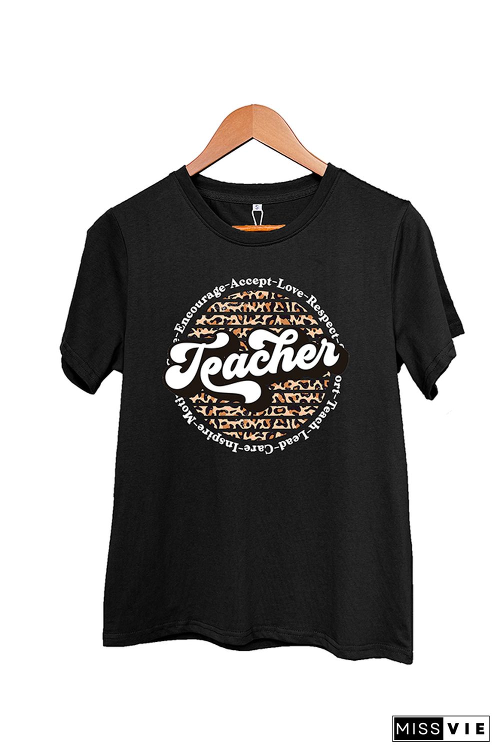 Teacher Circle Short Sleeve Graphic Tee Wholesale