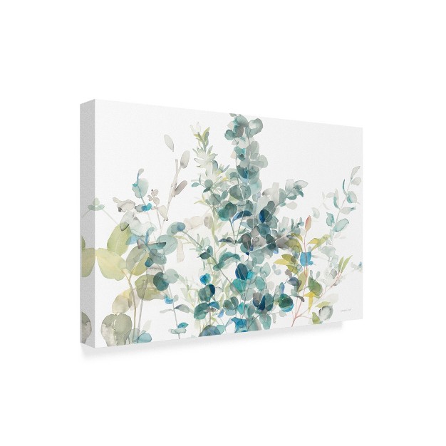 Trademark Fine Art danhui Nai x27 eucalyptus I White Crop x27 Canvas Art