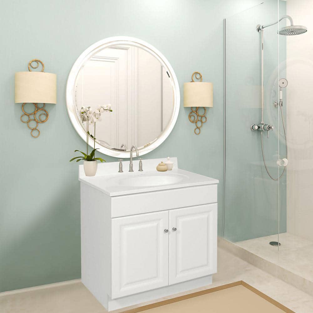 Design House Wyndham 24 in 2Door Bath Vanity Cabinet Only in White