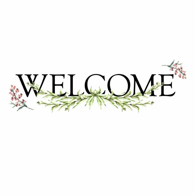 X 24 5 quot Welcome Quote Peel And Stick Wall Decal Roommates