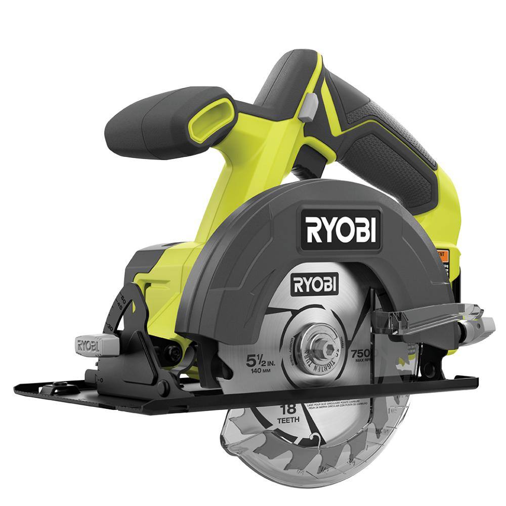 RYOBI ONE+ 18V Cordless 5 12 in. Circular Saw (Tool Only) PCL500B