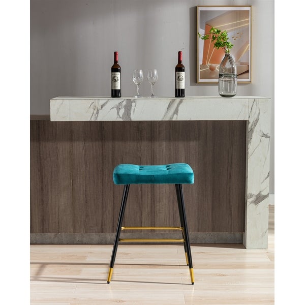 Vintage Backless Counter Height Counter and Bar Stools