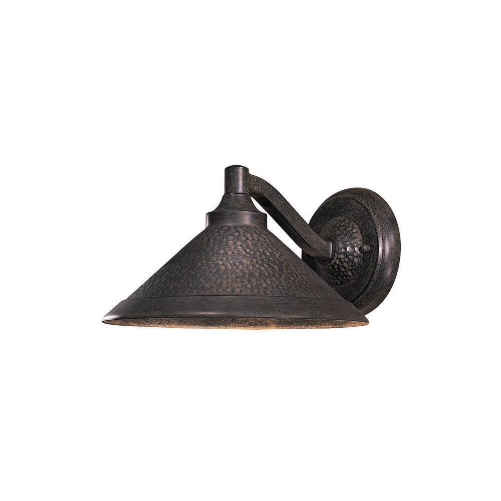 the great outdoors by Minka Lavery Kirkham 1-Light Bronze Outdoor Wall Lantern Sconce 8102-A138