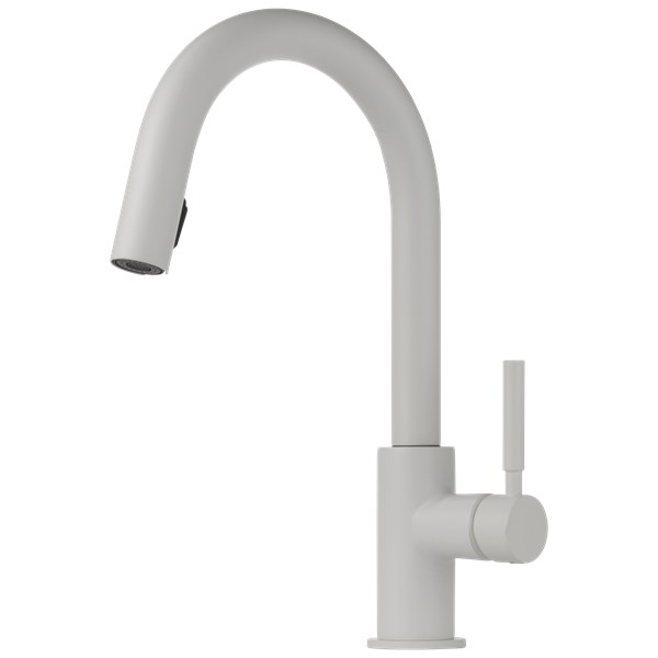 Solna Single Handle Pull-Down kitchen Faucet - Matte White