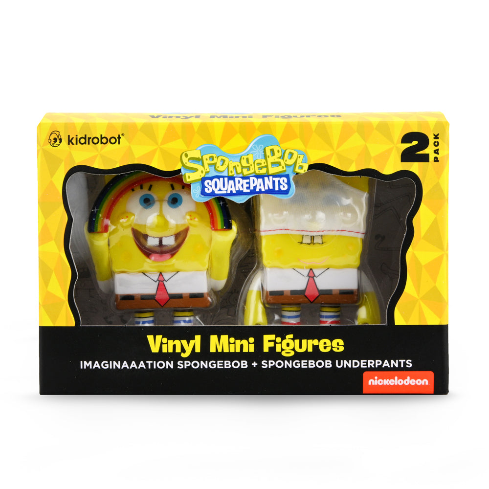 Imaginaaation SpongeBob SquarePants & SpongeBob UnderPants Vinyl Figure 2-Pack