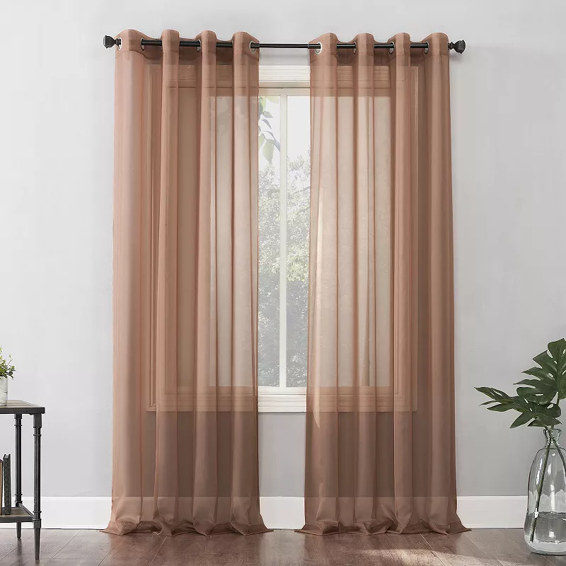 No. 918 Emily Sheer Voile Grommet Single Curtain Panel