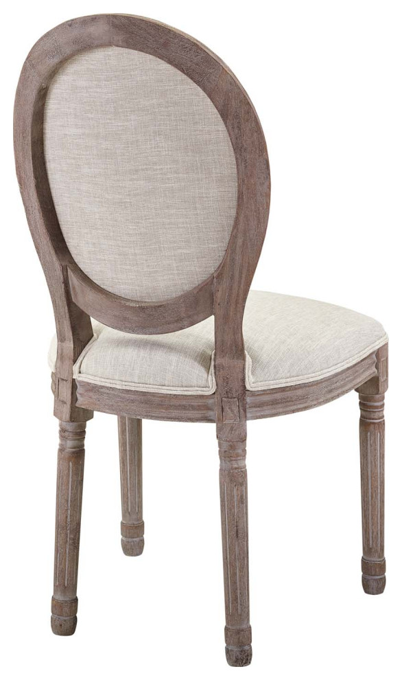 Emanate Dining Side Chair Upholstered Fabric Set of 4 by Modway   French Country   Dining Chairs   by Homesquare  Houzz