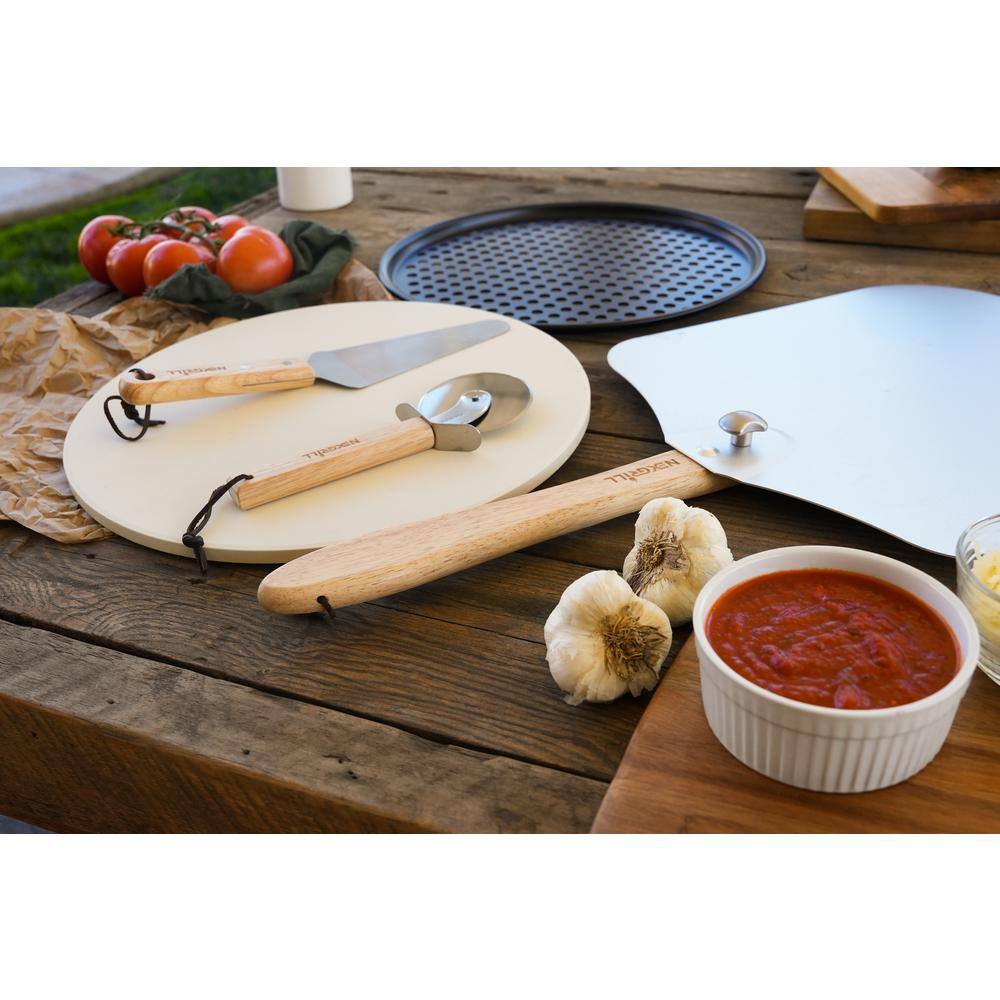 Nexgrill Premium 5-Piece Pizza Grill Kit Cooking Accessory 530-0045G