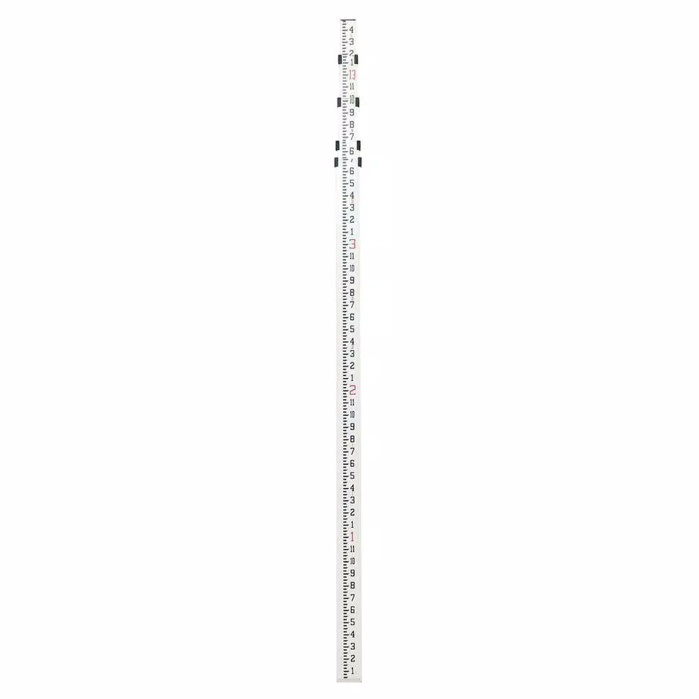 Spectra Precision 15 ft. Aluminum Telescoping Grade Rod with 8ths Scale and#8211; XDC Depot