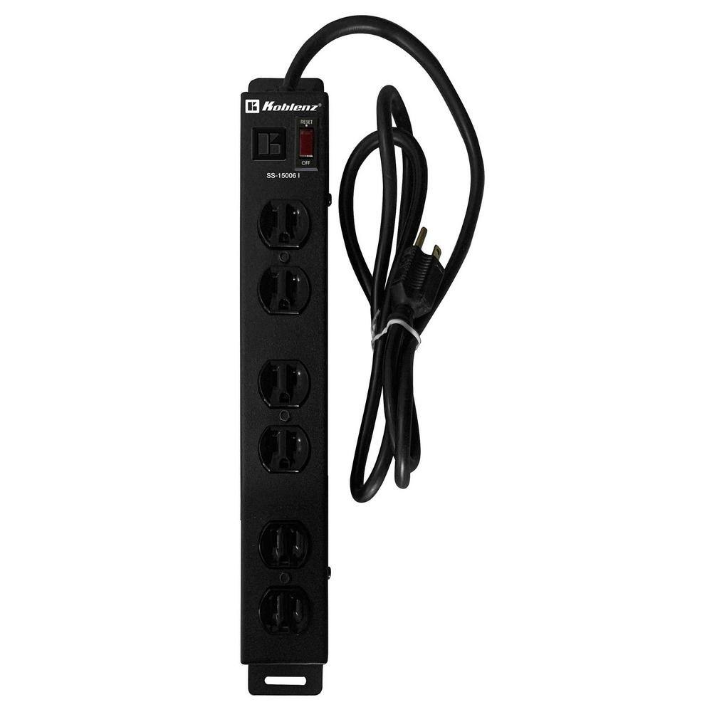 Koblenz Heavy-Duty 6-Outlet Surge Protector Strip (SS-15006i) SS-15006 i