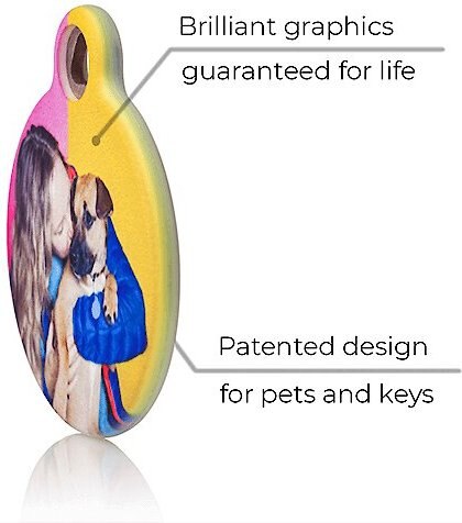 Dog Tag Art Microchip Alert Personalized Dog and Cat ID Tag