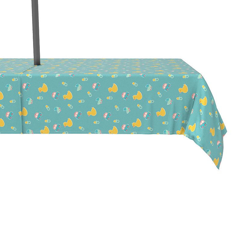 Water Repellent， Outdoor， 100% Polyester， 60x120， Little Ducks Design