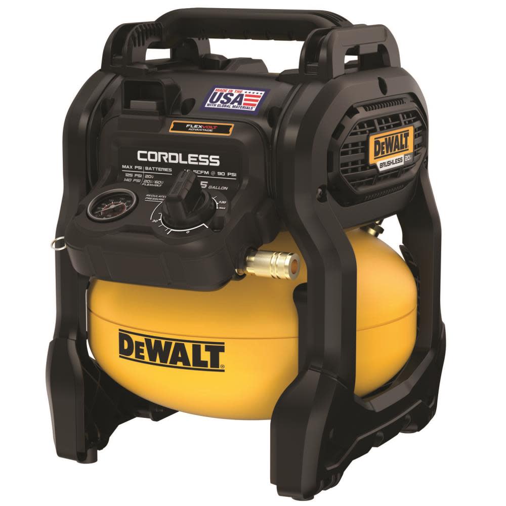 DW 20V MAX Air Compressor 2 1/2 Gallon Brushless Cordless Bare Tool DCC2520B from DW