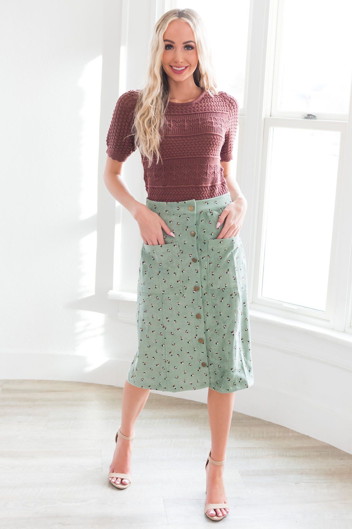 Spring Fever Modest Sweater