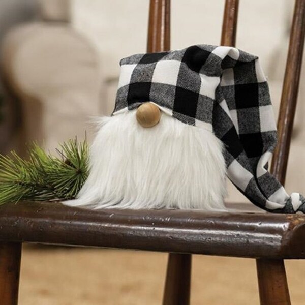 White Buffalo Check Cap Gnome