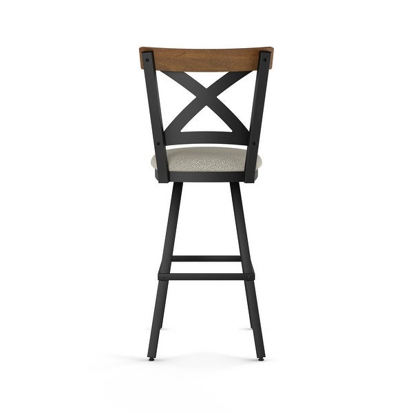 Amisco Snyder Swivel Counter and Bar Stool