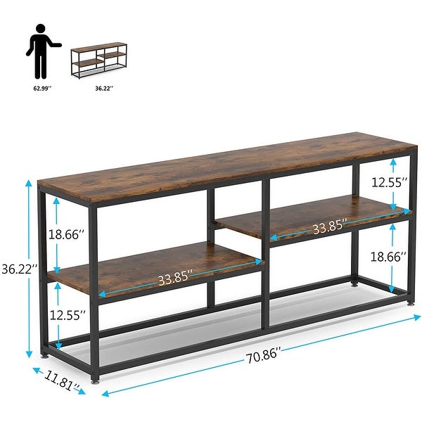 70.9 inch Extra Long Sofa Table Console Table Behind Sofa Couch