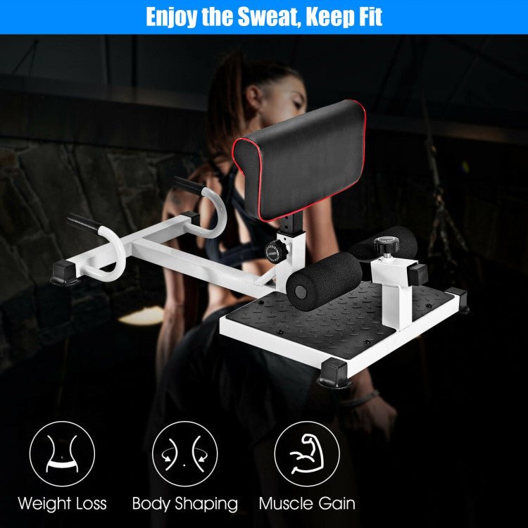 Premium All-In-One Home Gym Squat Machine Equipment W/ Anti-Skid Pads