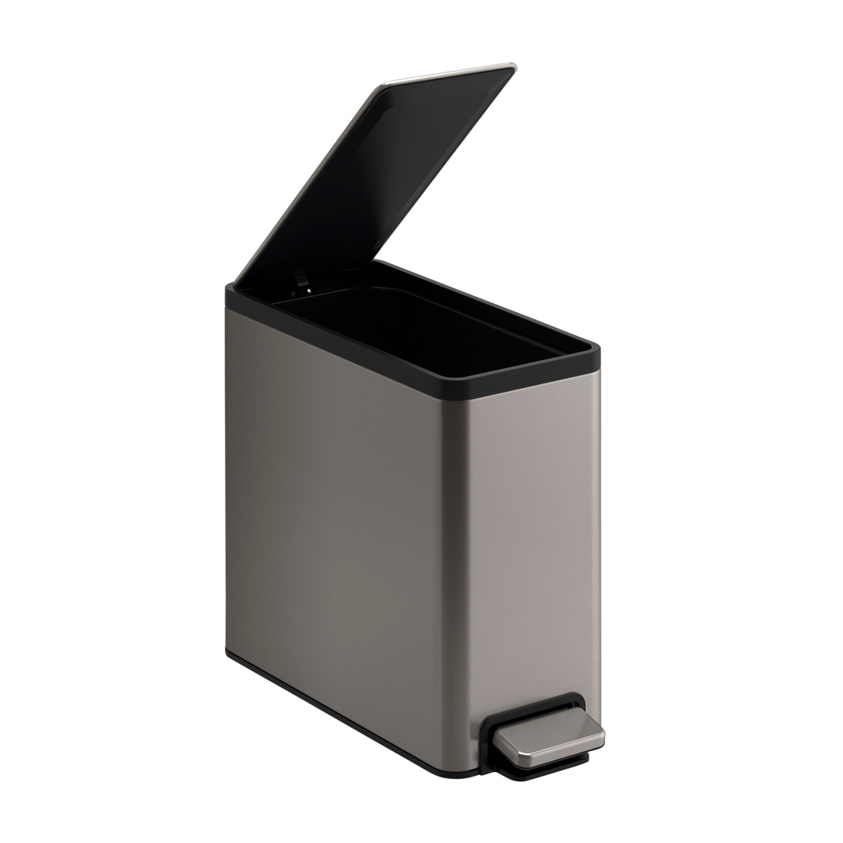 Kohler 25 gal Slim Stainless Steel Wastebasket