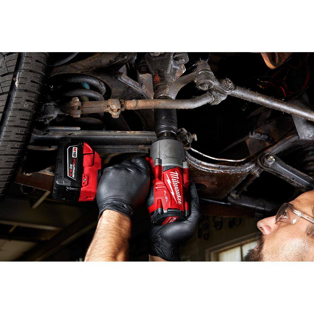 MW M18 FUEL 18V Lithium-Ion Brushless Cordless 12 in. Impact Wrench with Pin Detent (Tool-Only) 2766-20