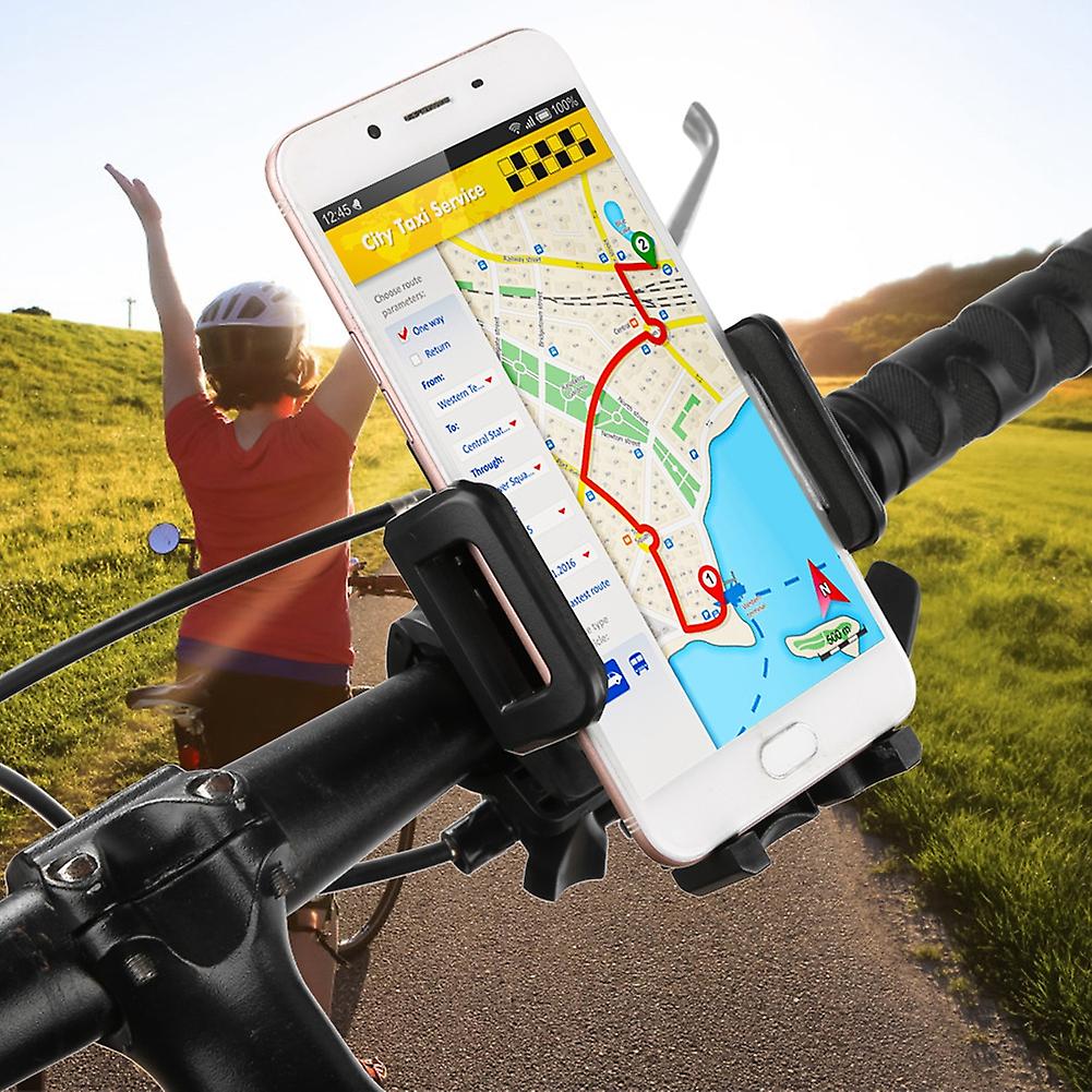 360 Rotating Universal Mobile Phone Bracket Portable Cellphone Navigation Holder For Bicycle Electric Bike