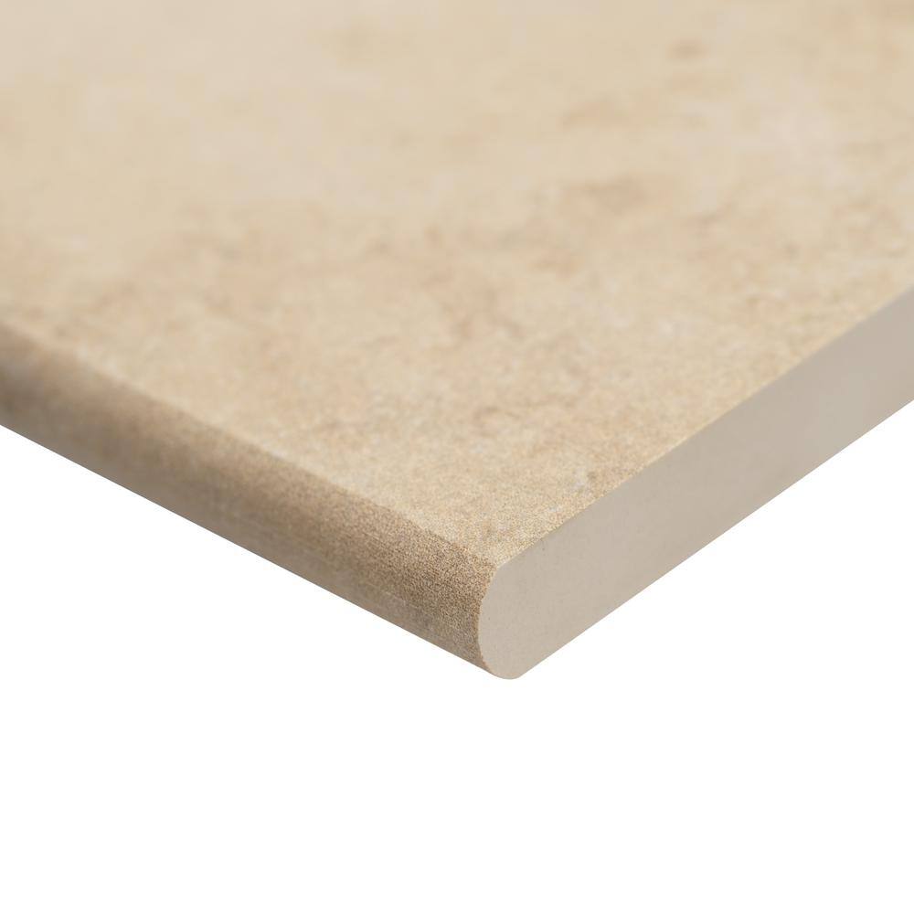 MSI 0.79 in. x 13 in. x 24 in. Petra Beige Porcelain Pool Coping (4.33 sq. ft.Case) COPNPETBEI1324