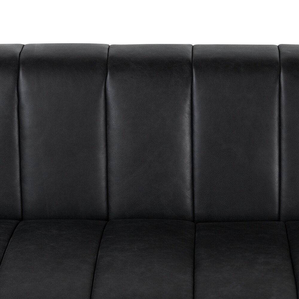 Poly and Bark Canale Sofa   Genuine Italian Leather