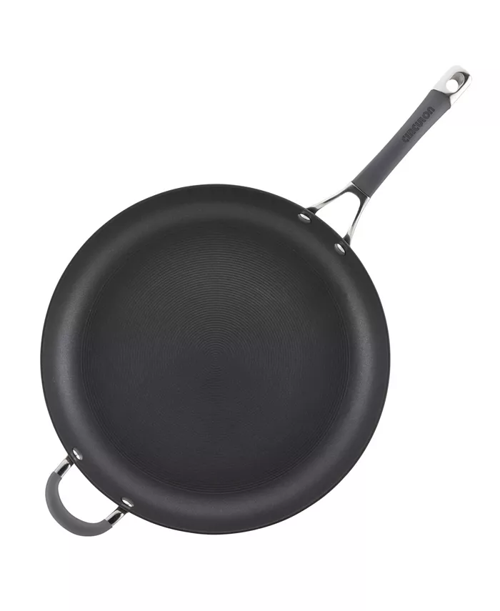 Circulon Radiance Hard Anodized Aluminum Nonstick 14 Frying Pan with Helper Handle