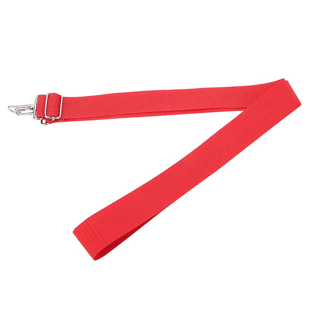 Wg02 Polyester Nylon Adjustable African Drum Strap Red Snare Drum Strap Belt With Metal Hook