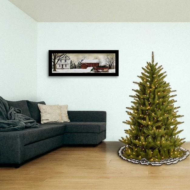 National Tree Company 4.5 Ft. Natural Fraser Slim Tree With Clear Lights