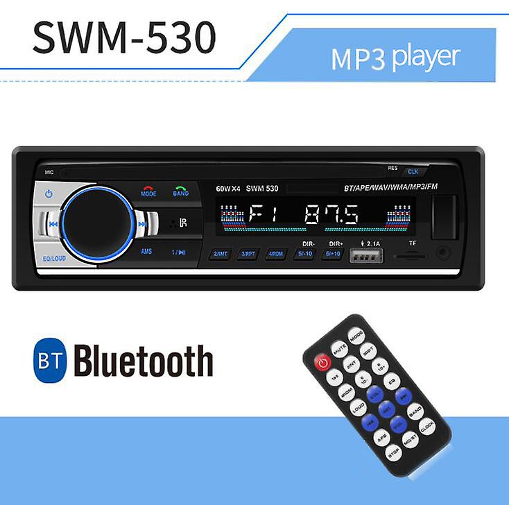 Swm-530 Dual Usb Mobile Phone Fast Charging Car Mp3 Bluetooth Player