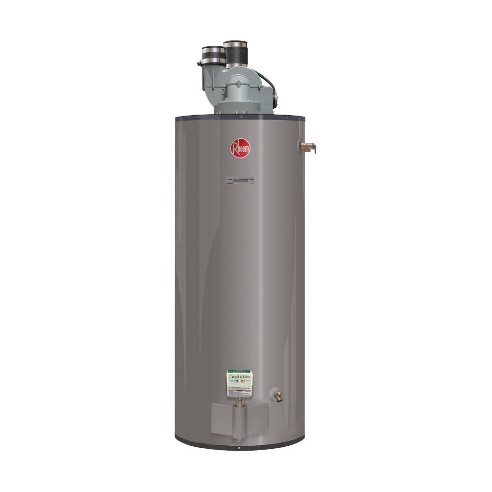 Rheem Commercial Medium Duty 50 Gal. 65K BTU Low NOx (LN) Natural Gas Power Direct Vent Tank Water Heater GPDV50-65