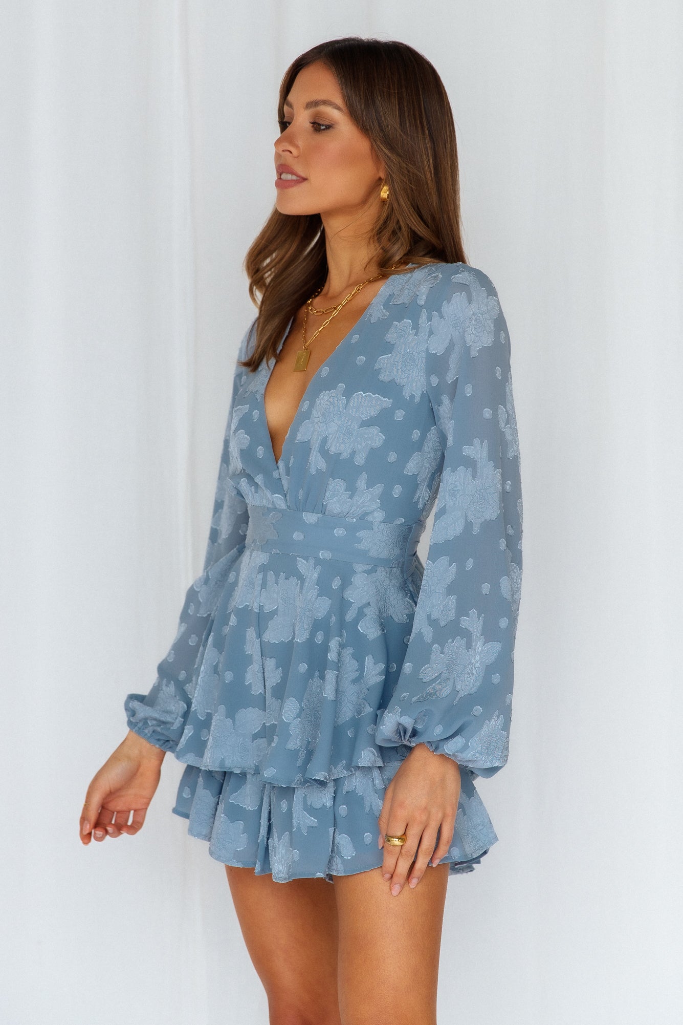 Distant Paradise Playsuit Blue