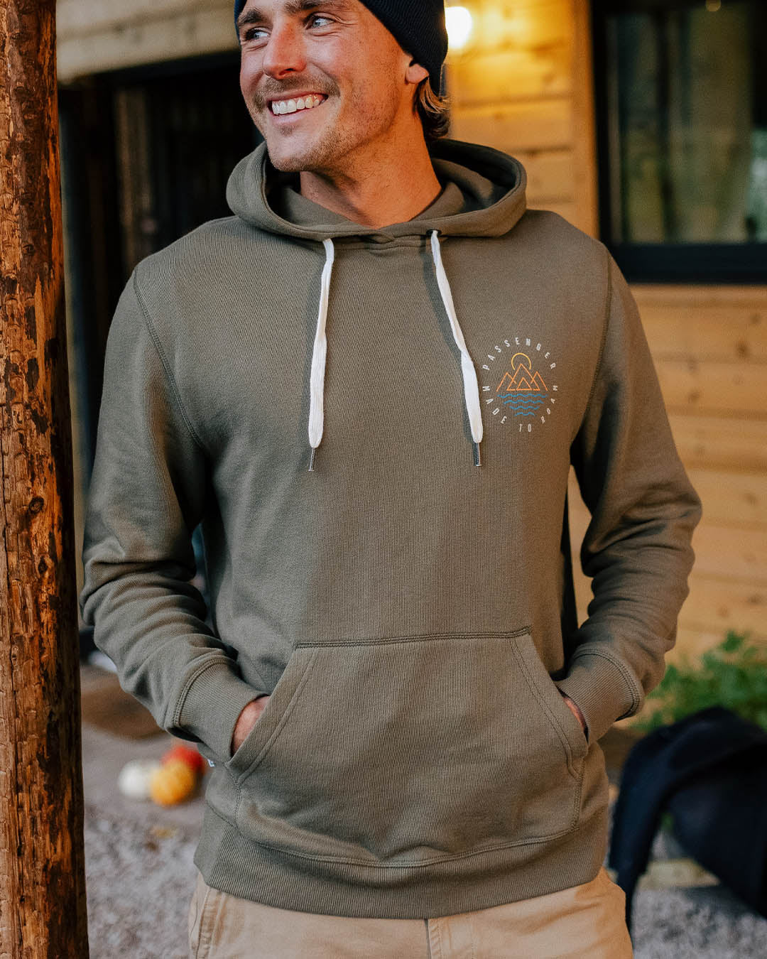 Escapism Recycled Hoodie - Dusty Olive