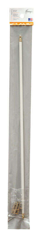 Kenney White Sash Rod 21 in. L X 38 in. L