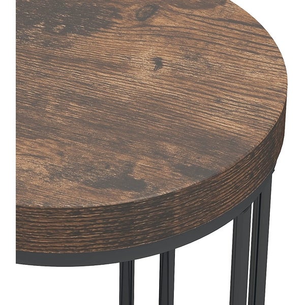 Side Table Modern Nightstand Round Side End Table Accent Coffee Table