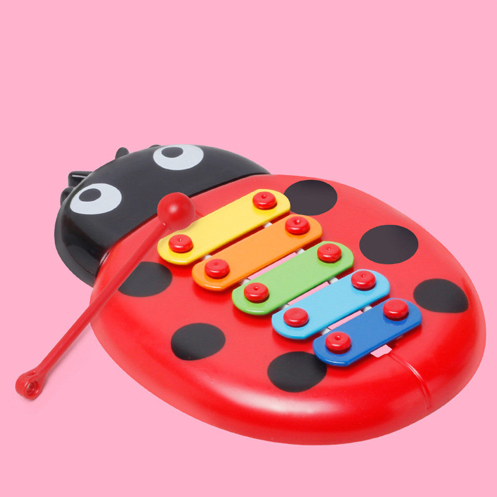 Egmy Colorful Ladybird Baby Kid 8-Note Xylophone Musical Toys Wisdom Development