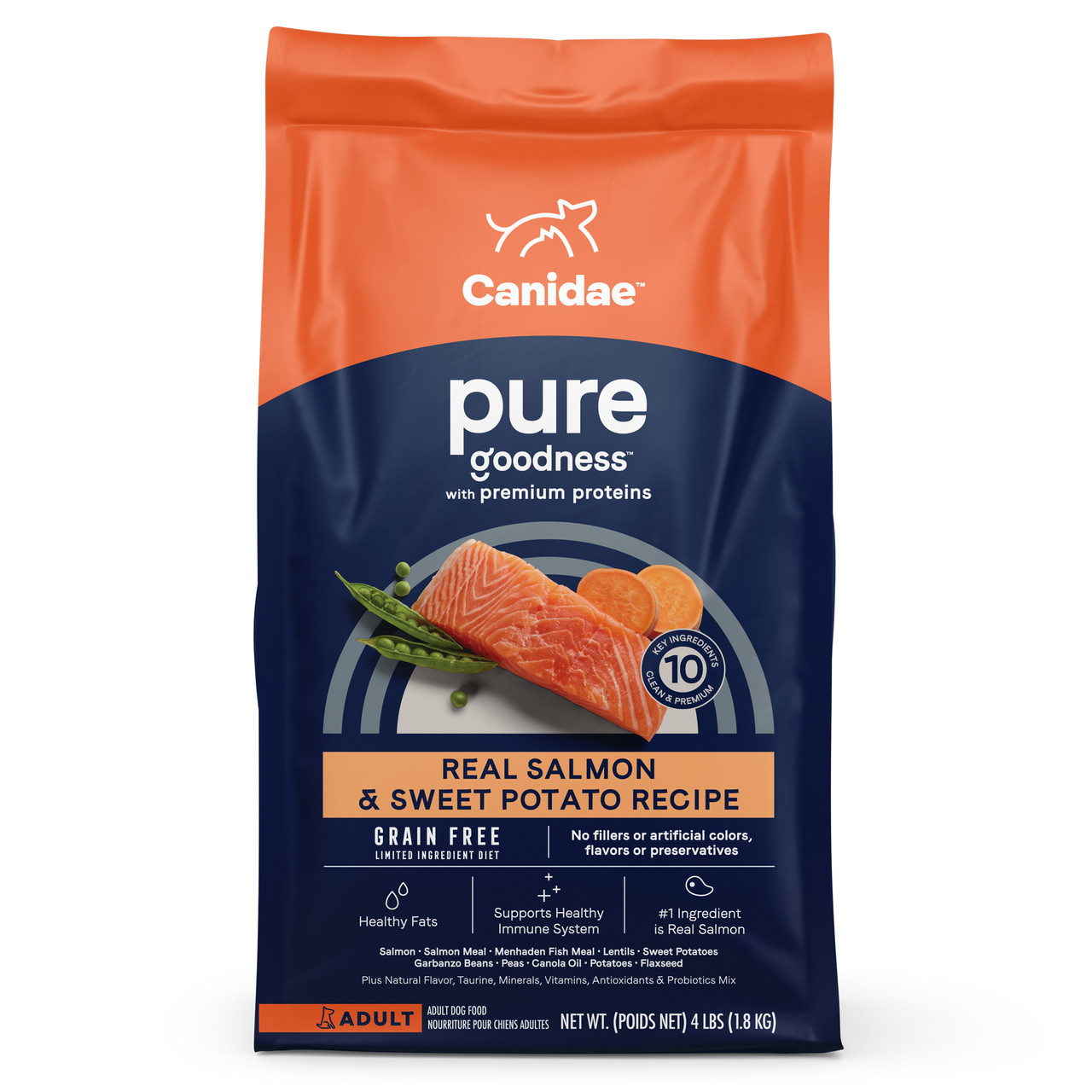 Canidae PURE Grain Free Salmon and Sweet Potato Adult Dry Dog Food