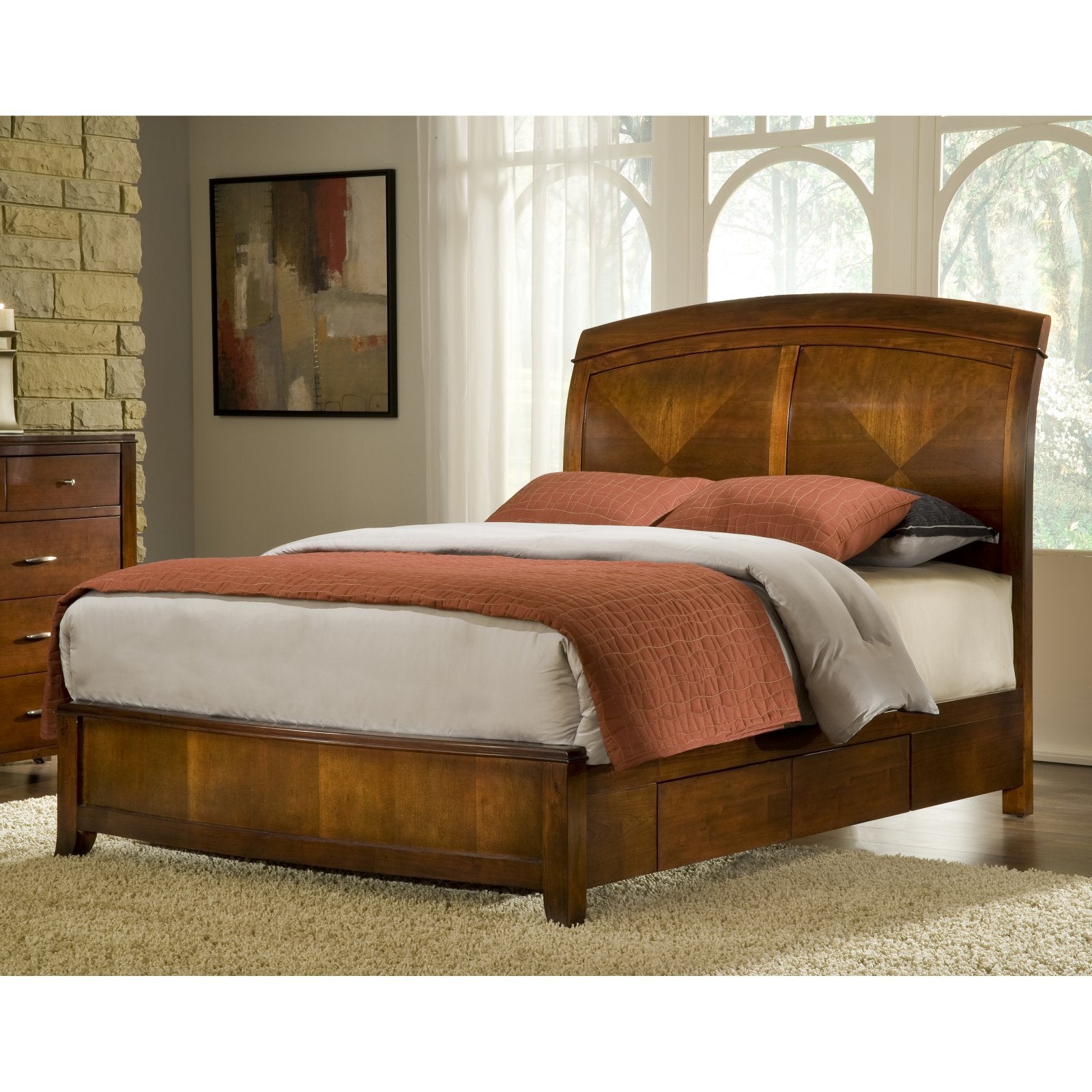 Modus Brighton Storage Sleigh Bed