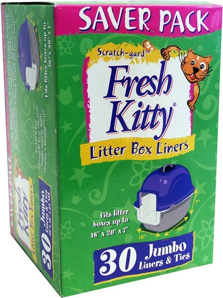 Fresh Kitty Jumbo Litter Box Liners and Ties