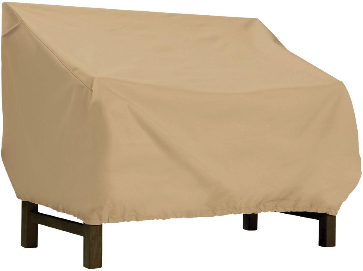 Classic Accessories Terrazzo 3-Seat Bench Glider Cover Tan