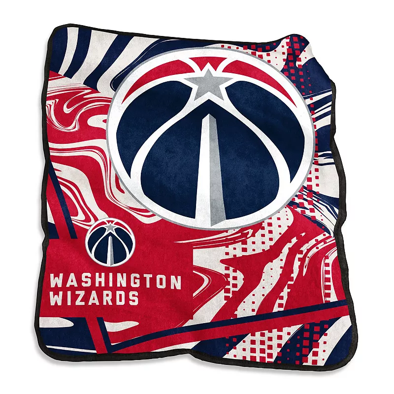 Washington Wizards 50 x 60 Swirl Raschel Throw Blanket