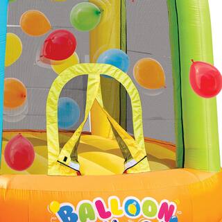 BANZAI Inflatable Balloon Bounce Activity Play Center with 20 Balloons BAN-34915