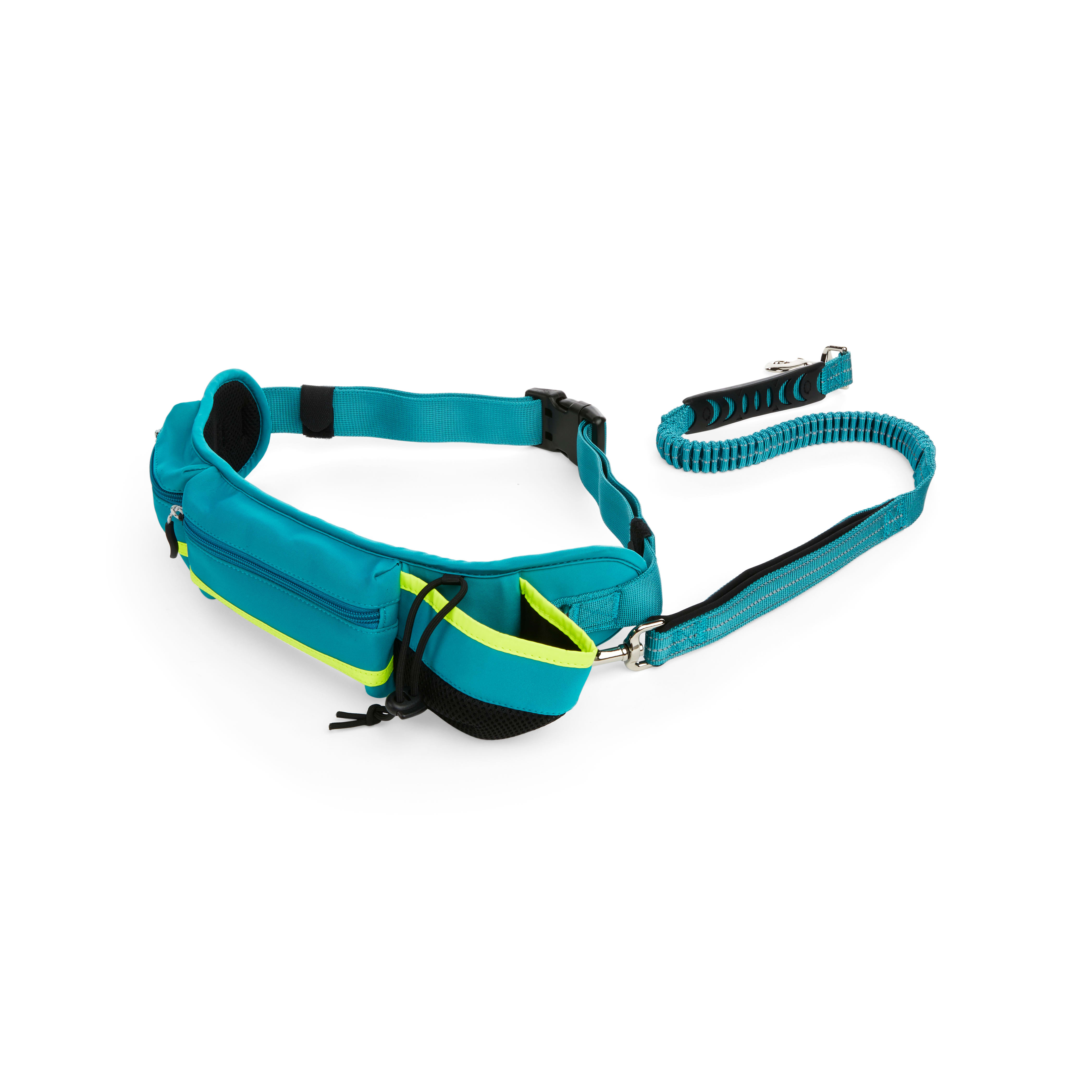 EveryYay Settin the Pace Teal Running Belt  Leash Set for Dogs