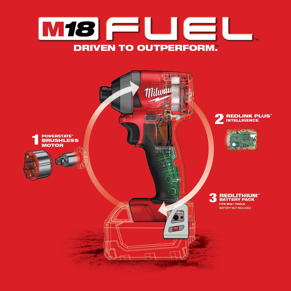 MW M18 FUEL 1/4 in. Hex Impact Driver 2853-20 from MW