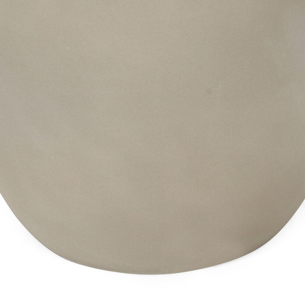 Shellynn Lightweight Concrete Outdoor Planter by Christopher Knight Home