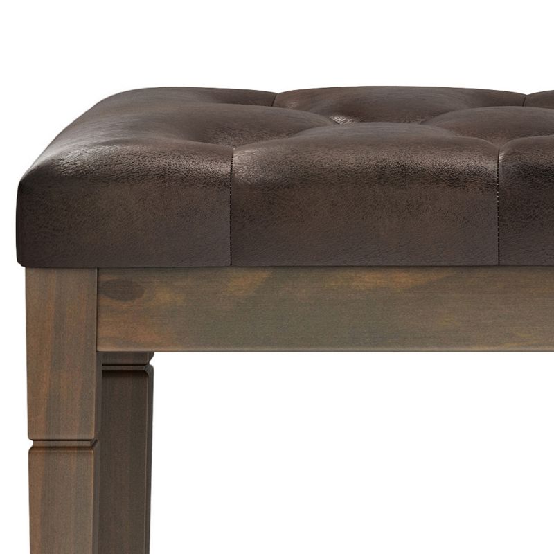 Simpli Home Waverly Tufted Ottoman Bench